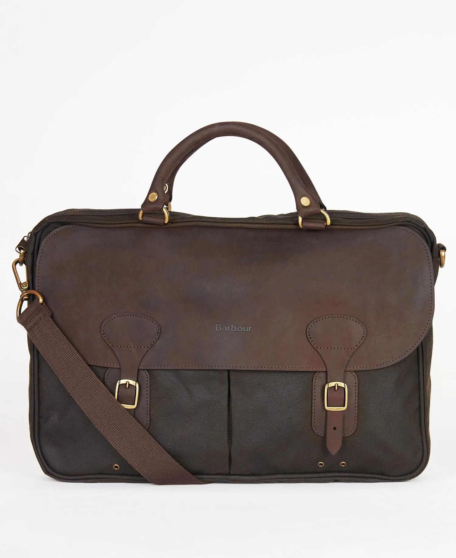  Wax Leather Briefcase     