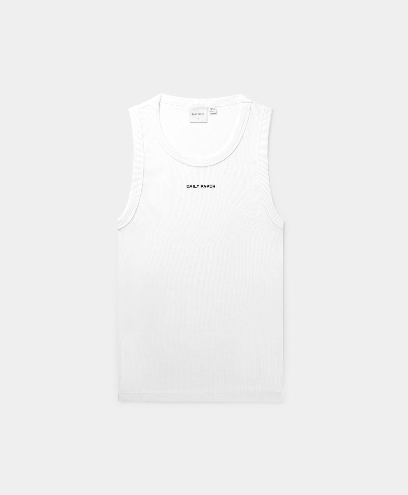 White Logotype Tank Top