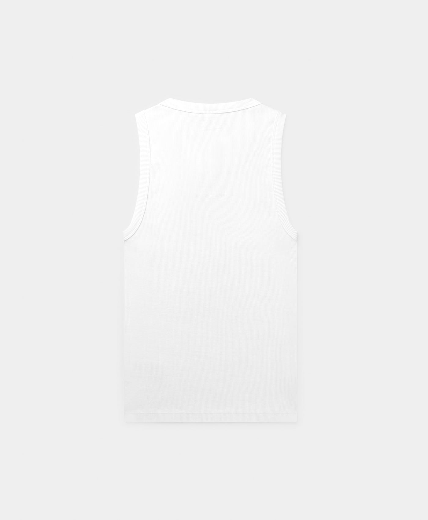 White Logotype Tank Top