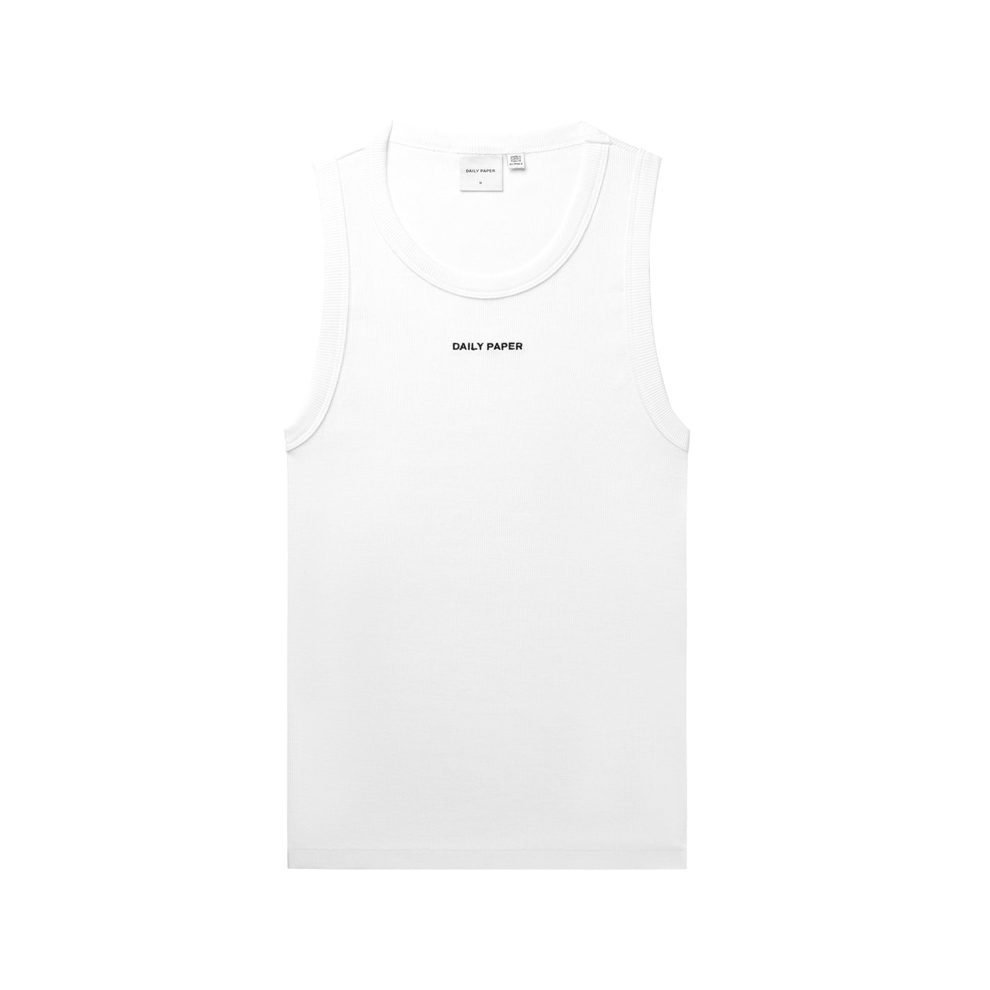 White Logotype Tank Top