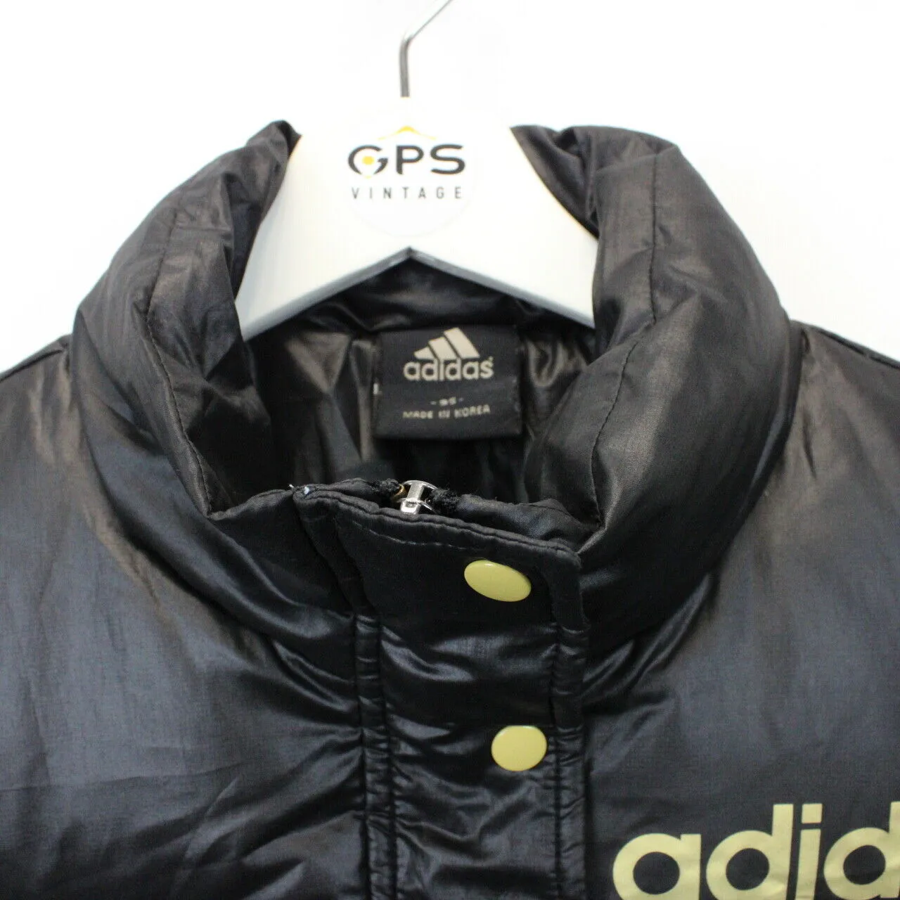 Womens ADIDAS 00s Puffer Down Jacket Black | Small