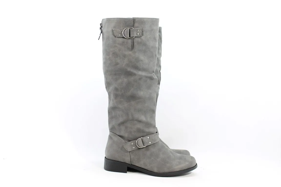 Xoxo Magalie Women's Grey Boots 9M(ZAP18670)