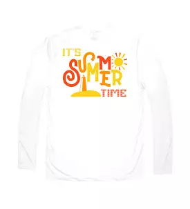 Youth Performance It's Summer Time T-Shirt in White